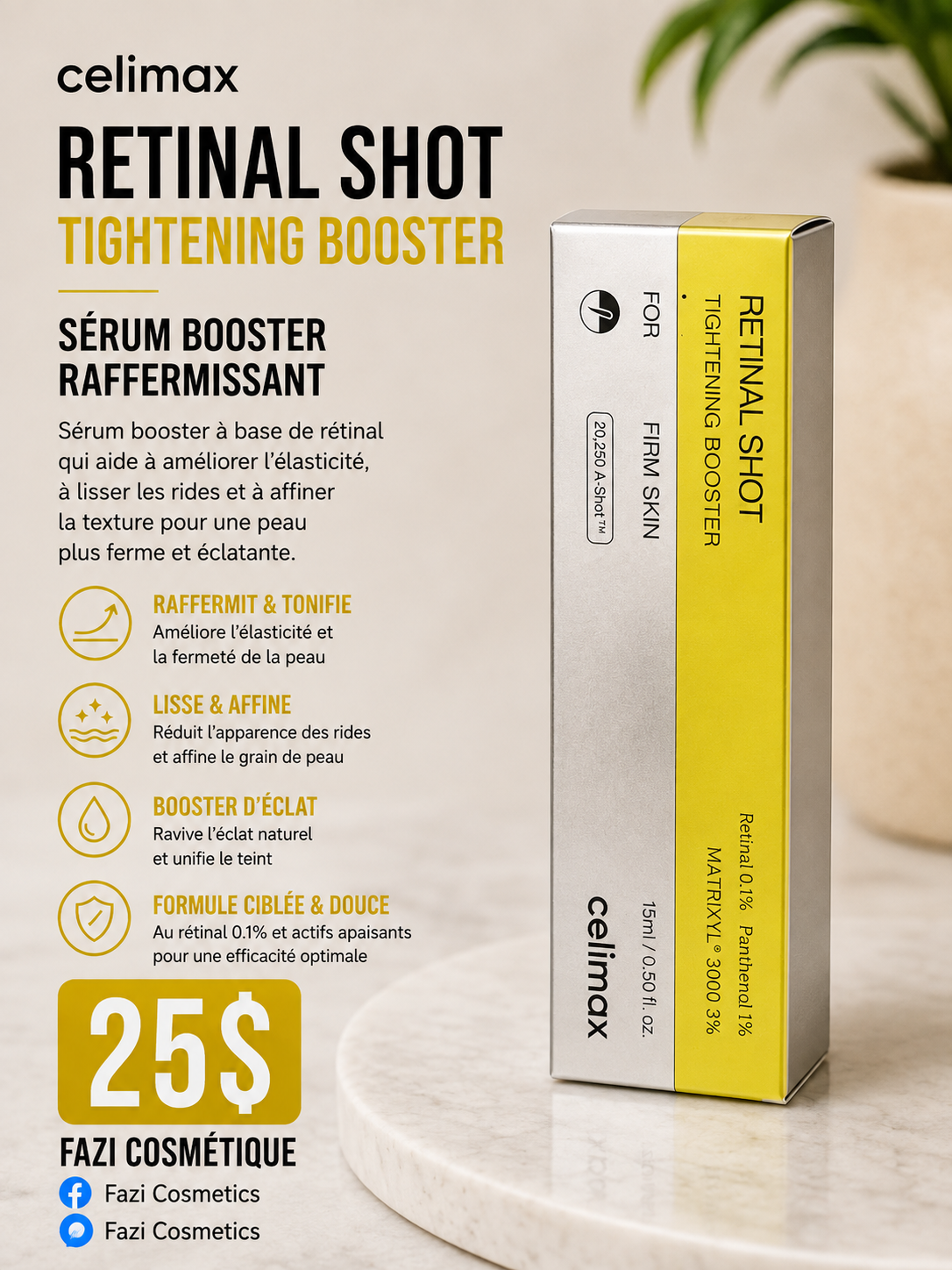 Celimax Retinal Shot Tightening Booster 15ML