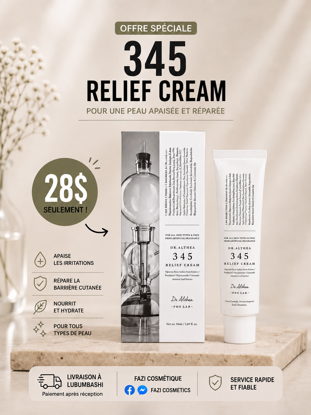 Dr. Althea 345 Relief Cream 50ML