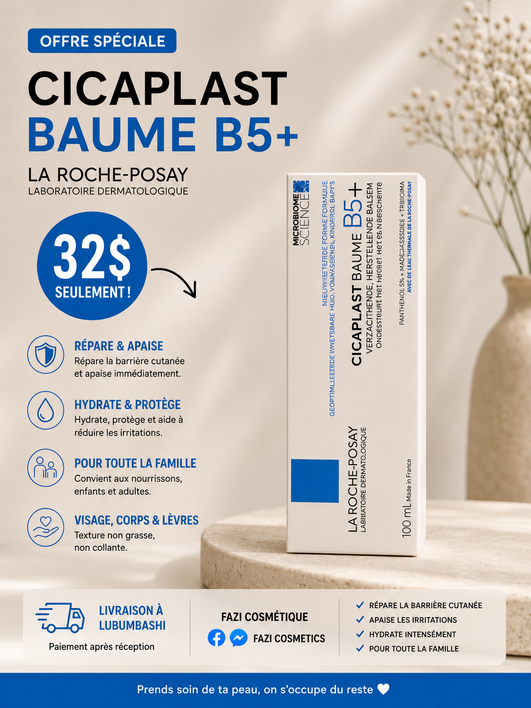 LA ROCHE POSAY CICAPLAST B5+ 100ML