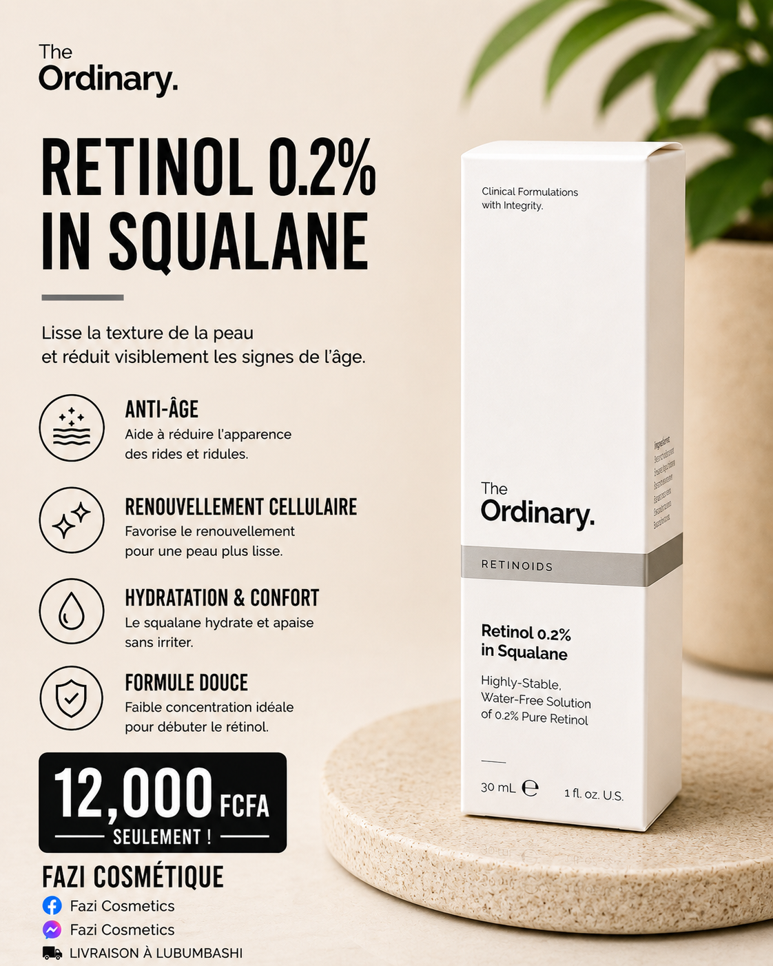 The Ordinary Retinol 0.2% in Squalane 30ML