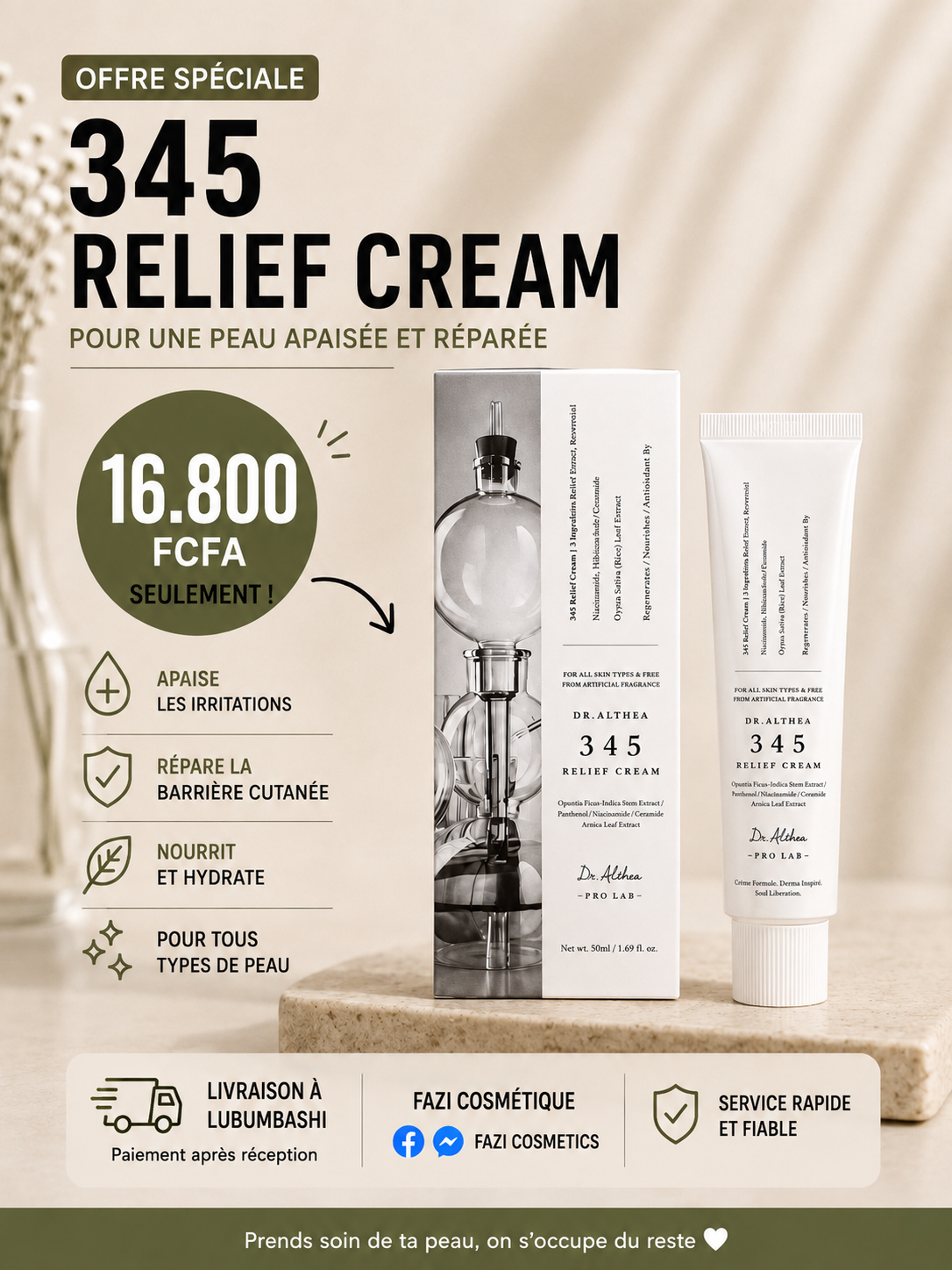 Dr. Althea 345 Relief Cream 50ML