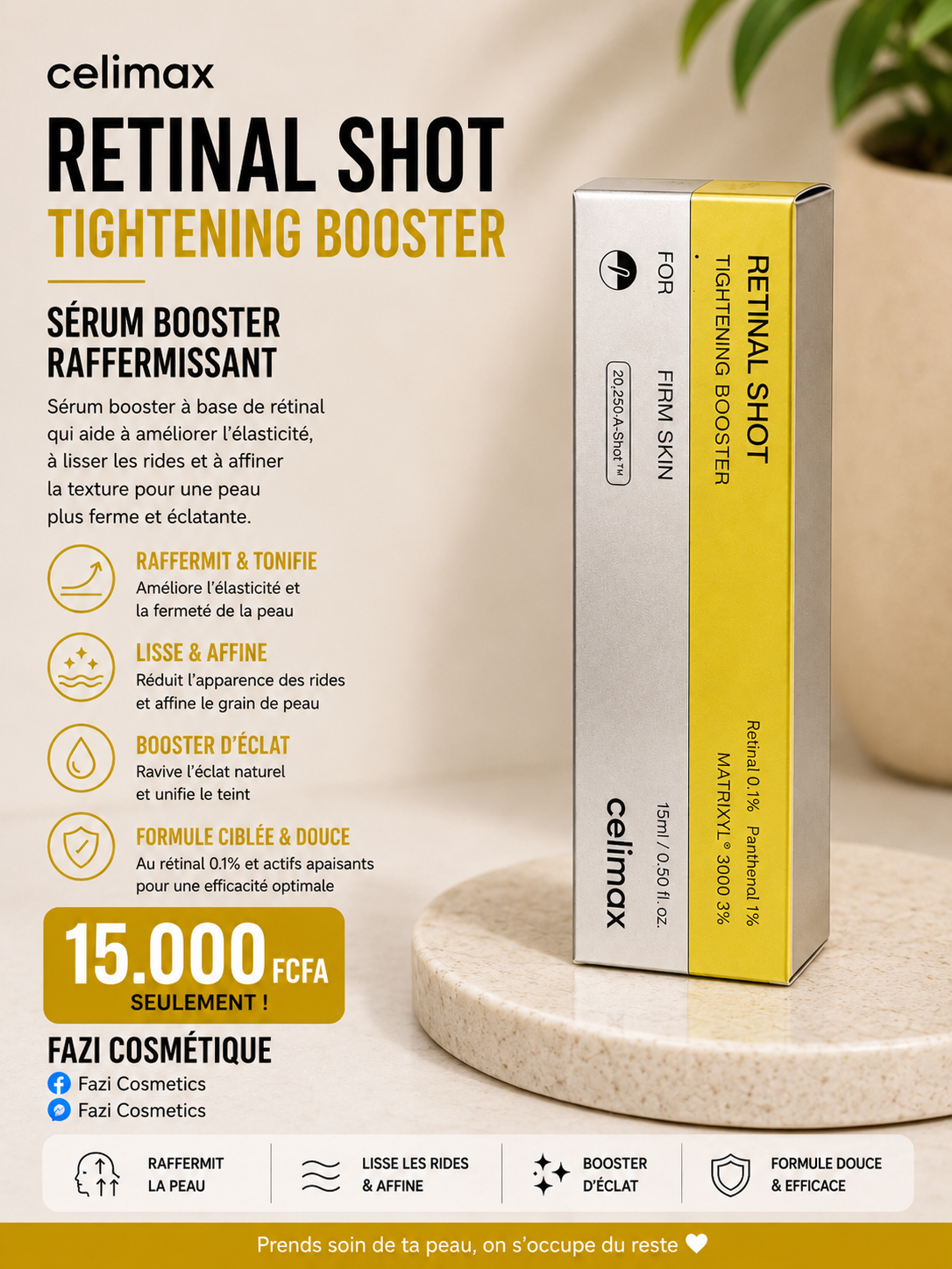 Celimax Retinal Shot Tightening Booster 15ML