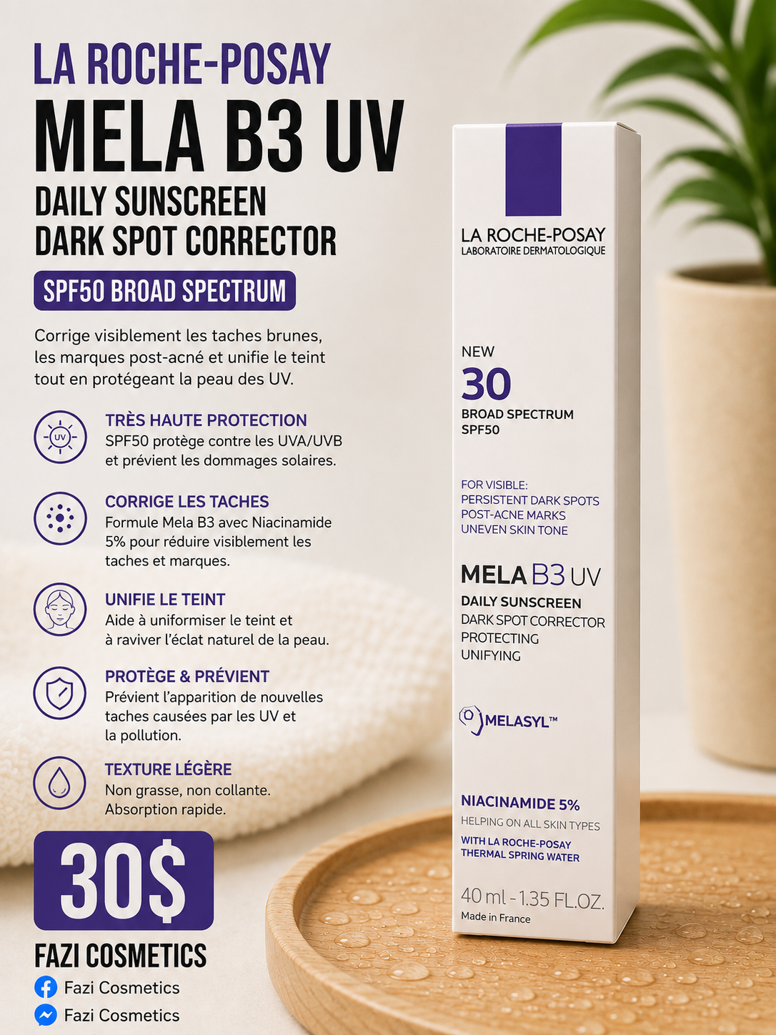 La Roche-Posay Mela B3 UV SPF50 40ML