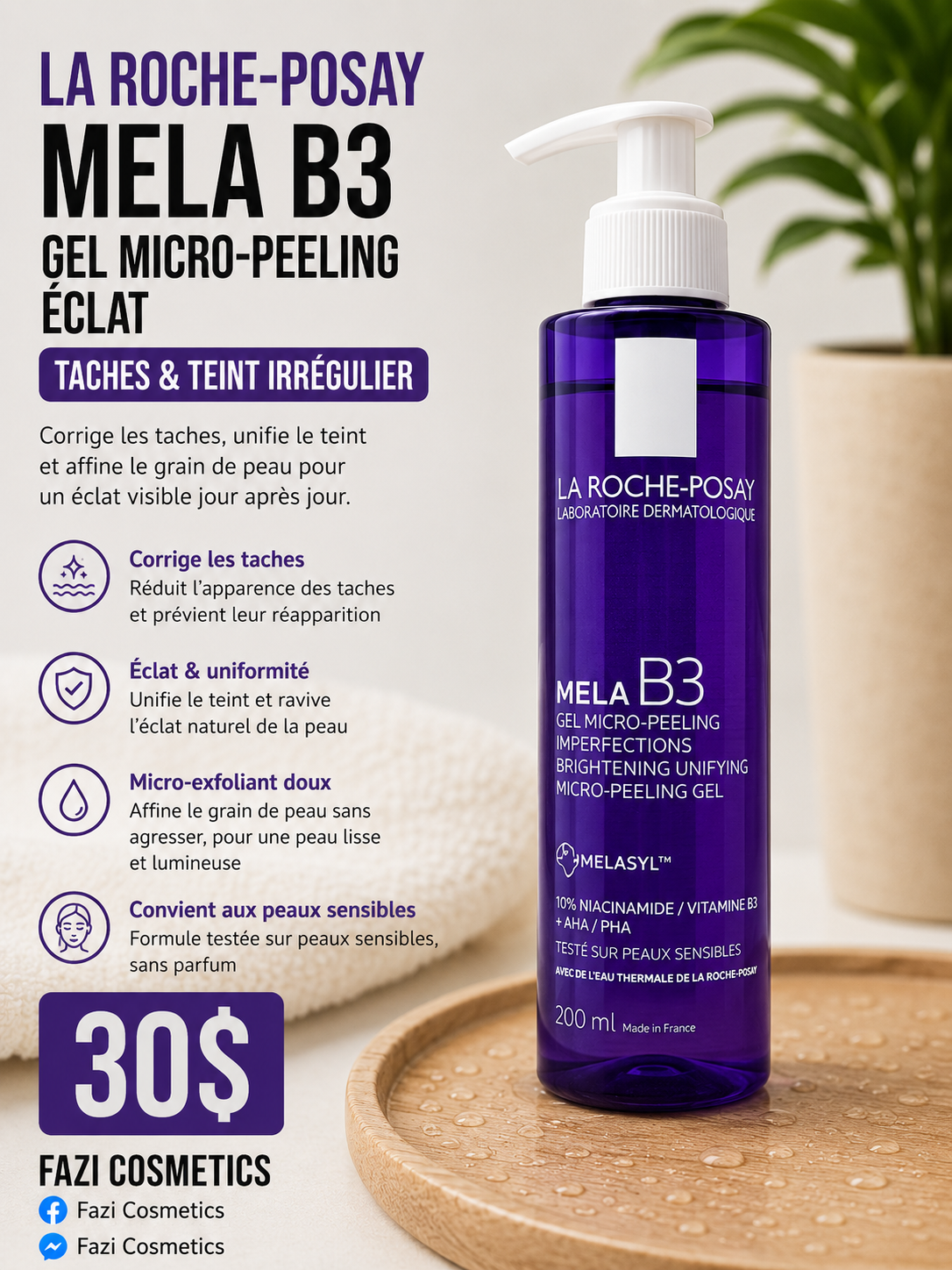 La Roche-Posay Mela B3 Gel Micro-Peeling 200ML