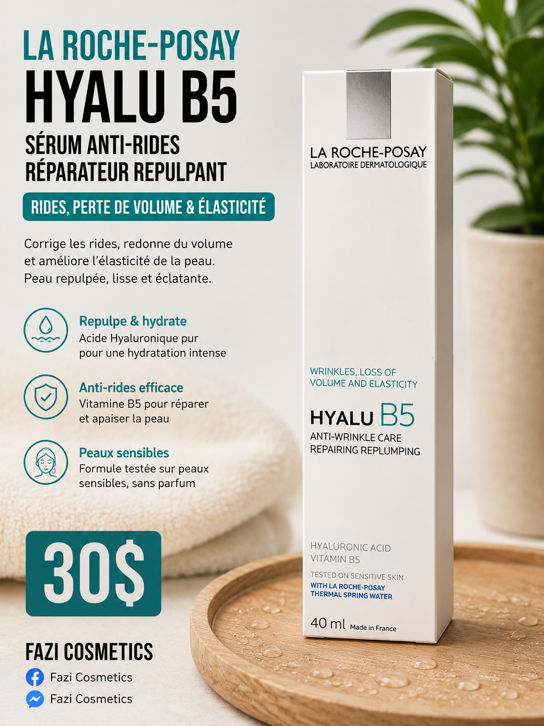 La Roche-Posay Hyalu B5 Sérum 40ML